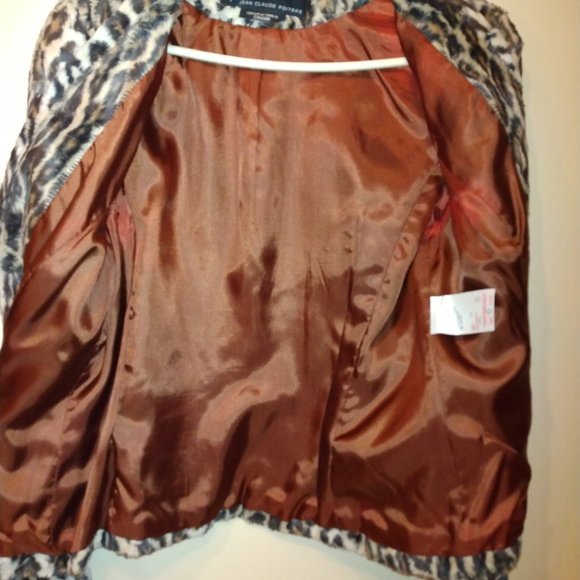 Jean Claude Poitras Bof cheetah print Blazer - Picture 7 of 7